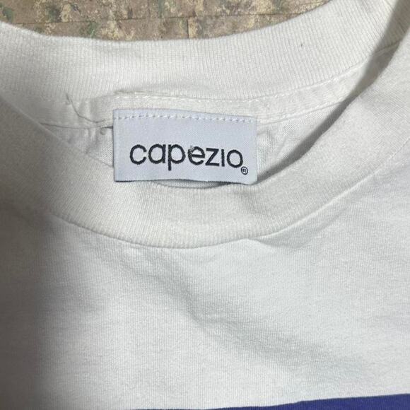 Vintage Capezio Fashion Week Tee Mens XL 1995 Single Stitch White Boxy Shirt - Picture 4 of 4